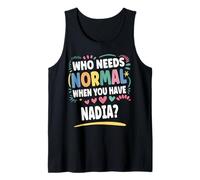 Nadia Personalized Name Funny Cute Custom Nadia Name Canotta