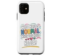 NADIA Personalized Name Funny Cute Custom NADIA Name Custodia per iPhone 11