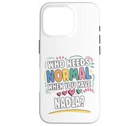 NADIA Personalized Name Funny Cute Custom NADIA Name Custodia per iPhone 16 Pro