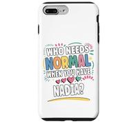 NADIA Personalized Name Funny Cute Custom NADIA Name Custodia per iPhone 7 Plus/8 Plus