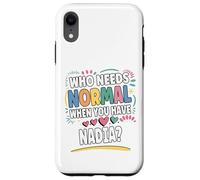 NADIA Personalized Name Funny Cute Custom NADIA Name Custodia per iPhone XR