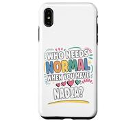 NADIA Personalized Name Funny Cute Custom NADIA Name Custodia per iPhone XS Max
