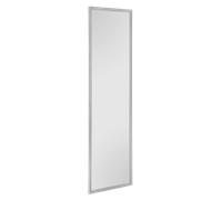 NADINE SPECCHIO DA PARETE CON CORNICE GRIGIA CON GANCI X INSTALLAZIONE ORIZZONTALE E VERTICALE 33,5X125CM