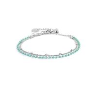 NADIR Bracciale Unisex Marlù 18BR191-T catena grumetta e myuki turchese