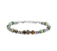 NADIR Bracciale Uomo Marlù 13BR111 Namastè Sfere Ematite Turchese Africa
