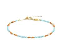 NADIR Cavigliera Donna Marlù 20CV093G con elementi madreperla colorati e perle bianche irregolari
