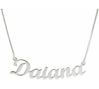 NADIR Collana da Donna con Nome Personalizzato in Argento 925 Made in Italy Anallergico Silver