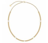 NADIR Collana Donna Liujo LJ2982 Acciaio Oro con Perle Strass