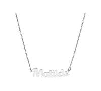 NADIR Collana Unisex Nome in Argento 925% Anallergico Made in Italy (Matilde)