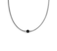 NADIR Collana Uomo catena snake Marlù in acciaio con sfera onice 13CO0153-N