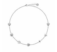 NADIR Liu Jo Essential LJ3175 Collana Donna Acciaio Silver Cuori Stelle