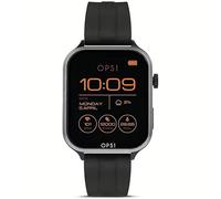 NADIR Orologio Smartwatch Uomo Opssw-48 cassa in alluminio e cinturino in silicone Nero
