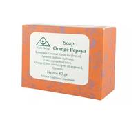 Nadis - Sapone alle erbe, 80 g, Pepaya all'arancia (confezione da 1)