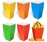 Nadisean 40 Pezzi Scatole di Popcorn, 5 Colori Sacchetti Pop Corn，Mini porta pop corn festa, Contenitori Pop Corn, Scatole Pop Corn per Feste, Compleanno, Carnevale, Cinema