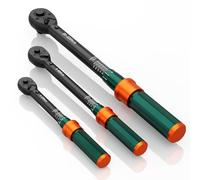 NADOKHI Chiave Dinamometrica 1/4" & 3/8" & 1/2", 3 Pezzi Chiave Dinamometrica Set 3-25Nm/5-60Nm/20-220Nm con 72 Denti Testa a Cricchetto Reversibile, Precisione ±3%, per Bici, Moto, Auto