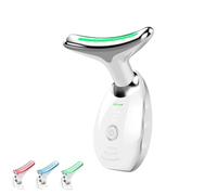 Nadove Micro-Glow Facial, Nadove - Nadove Micro Glow Face Sculptor, Dispositivo di Bellezza Antirugh, Massaggiatore Viso EMS lifting del Collo Rassodante per Tonificare il Viso per donne (Bianco)