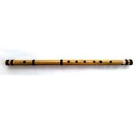 Nadsadhna Flauto, B Bass, 21 pollici, 440, Professional, Bansuri, Filo di nylon, Indiano, Nadsadhna