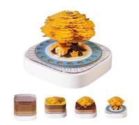 Nadsrpn Calendario 3D - Blocco note con albero per arti e mestieri, casa sull'albero, calendario da tavolo - per casa, ufficio, dormitorio, appartamento, università, insegnanti, studenti, bambini