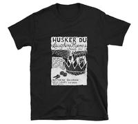 nadu Husker Du Laughing Hyenas Gig Flyer - Limited Edition Black Tribute T-Shirt Black XL
