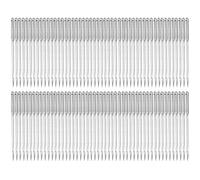 Nähmaschinennadeln hochharte Stahlnadeln langlebig universell einsetzbar für die meisten Stoffe 100 Stück Typ 11 12 14 16 18 wählbar (18#)