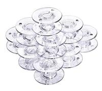 Nähwelt - Bobine universali piatte CB (10 pezzi, trasparente/11,5 mm di altezza) per Elna, Janome, Brother, W6, Singer, Carina, Veritas