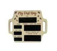 Naemriee Cartello per il primo giorno di scuola, lavagna portatile da appendere alla scuola, lavagna commemorativa per il primo giorno di scuola