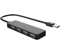 NAERSI® USB-Hub 4 in 1 USB Type-C auf 3 Port USB 2.0 USB 1 Port 3.0 PD Ladeanschluss Hub Multifunktions-Adapter (Black 2.0)