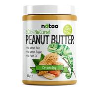 NATOO 100% NATURAL PEANUT BUTTER CRUNCHY 1 KG