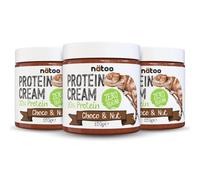 NÄTOO Crema Proteica senza Zucchero 3x250g: Choco & Nut - creme proteiche spalmabili ideali per la dieta chetogenica keto diet - Pack composto da 3 barattoli