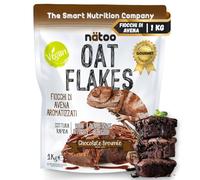 NATOO Oat Flakes Aromatizzata Brownie al Cioccolato, 1000 grammi