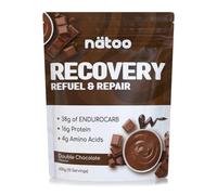 Nätoo Recovery Post Workout Completo 600g Double Choco | Recupero Muscolare con Whey Protein, ENDUROCARB™ (maltodestrine e ciclodestrine), BCAA 4.1.1, Arginina e Glutammina - Integratori Sport Vegan