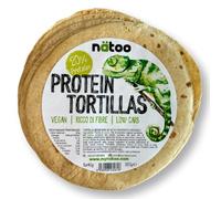 NÄTOO Tortillas, 24 Piadine proteiche ideali per diete ipocaloriche, 20% Proteine, Perfette per Sportivi, Piadine Proteiche per la dieta ipocalorica e iperproteica, Confezione 24 piadine da 40gr Vegan