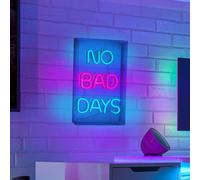 Näve Applique a LED No Bad Days, trasparente, 30x18 cm plastica USB RGB Näve