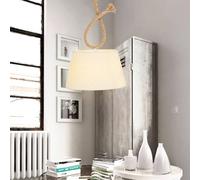 Näve Lampada a sospensione Rope paralume tessuto Ø35 cm Näve