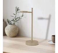 Näve Lampada LED da tavolo Lupa, beige, altezza 45 cm, metallo touchdim 3197411
