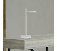 Näve Lampada LED da tavolo Lupa, bianca, altezza 45 cm, metallo, touchdim 3197423