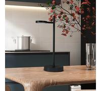 Näve Lampada LED da tavolo Lupa, nera Altezza 45 cm Metallo Touchdim 3197422