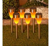 Näve Lampada LED solare 4135006 effetto fiamma set 6x Näve