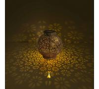 Näve Lampada LED solare 52854, argento, metallo, 20 cm, IP44, set da 2 Näve