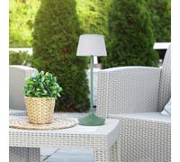 Näve LED solare da tavolo Emmi CCT caricabile, verde Näve