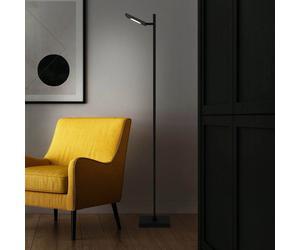 Näve Piantana LED Lupa nera altezza 135cm metallo touchdim Näve