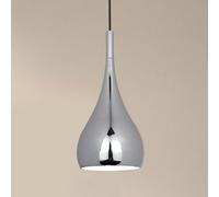 Näve Retro - lampada sospensione di metallo cromato Näve
