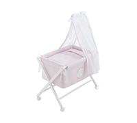 Naf Naf Mini culla completa (Legno+ Textil+Cielo da letto) 100% cotone ricamato molto chic