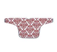 Naforye 17013 Grembiule Con Maniche Lunghe Burgundy