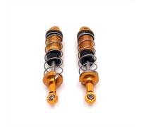 NAFRECX Ammortizzatori RC Compatibile con SCY 1/16 RC Esterno Idraulico Anteriore E Posteriore del Metallo per L'ammortizzatore della Molla(Yellow)