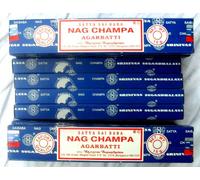 Nag Champa Satya Sai Baba - Bastoncini di incenso, 12 x 15 g
