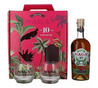 Naga 10 Years Old Asian Rum SIAM EDITION 40% Vol. 0,7l in Giftbox with 2 glasses