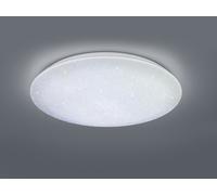 NAGANO PLAFONIERA LED 72W 8500lm, 3000 - 5500K ROTONDA ACRILICO EFFETTO CIELO STELLATO CON TELECOMANDO D. 80CM DIMMERABILE