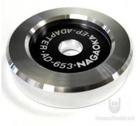 NAGAOKA - Adattatore in alluminio pregiato per giradischi.