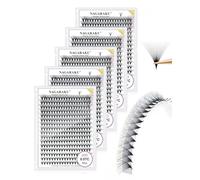 NAGARAKU 5er Pack 20D Premade Fans 320 Fans 0.07 C 9-14mm Volume Russo